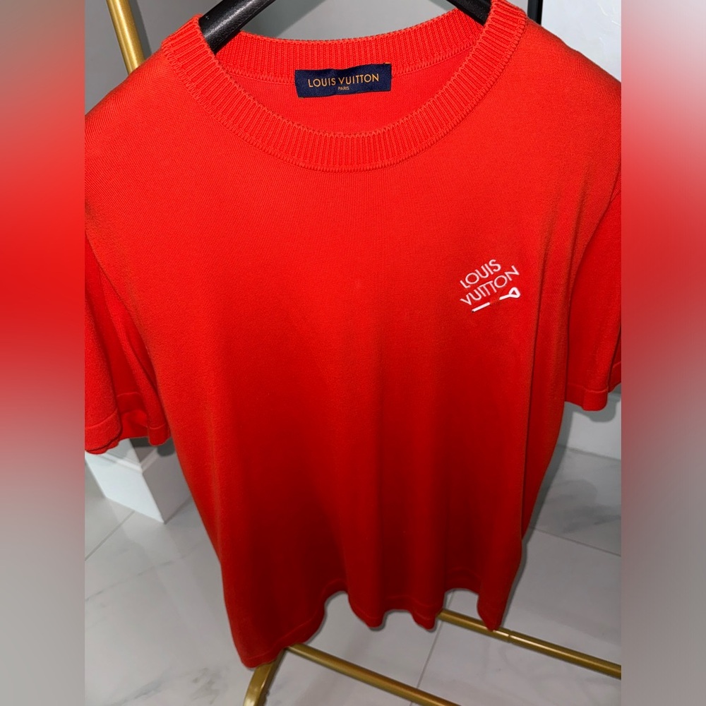 Louis Vuitton Knit Pin T-Shirt Crew Neck